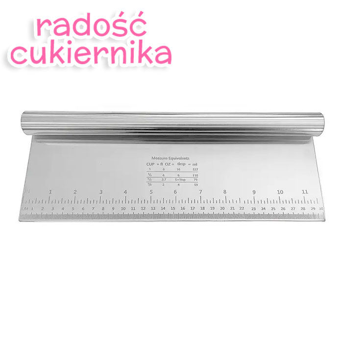 Skrobka ze stali nierdzewnej, 30 cm 