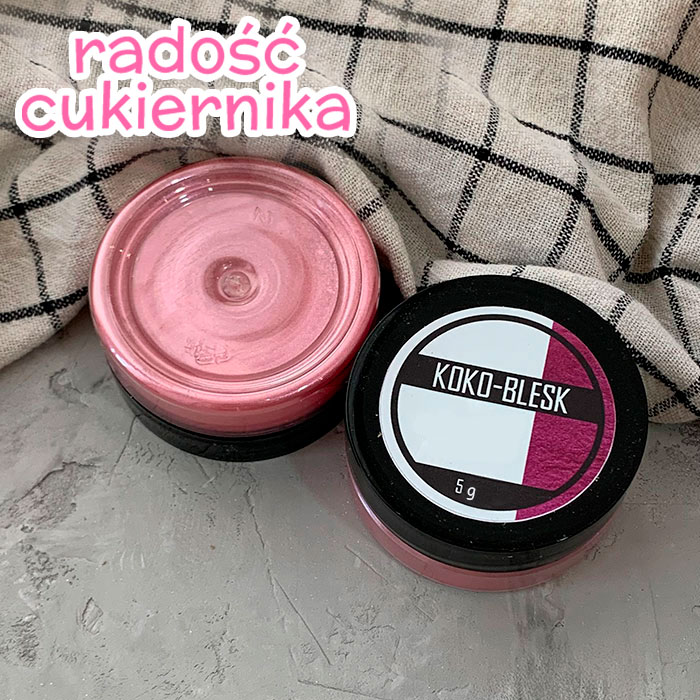 Gęsty kandyryn Różowy, Koko-Blesk, 5 g