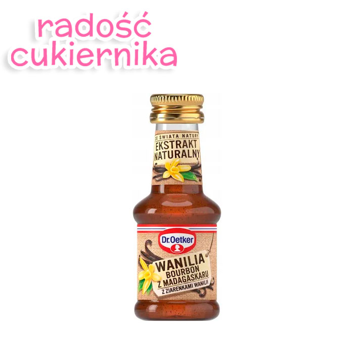 Ekstrakt naturalny Wanilia Bourbon Dr.Oetker, 30 ml 