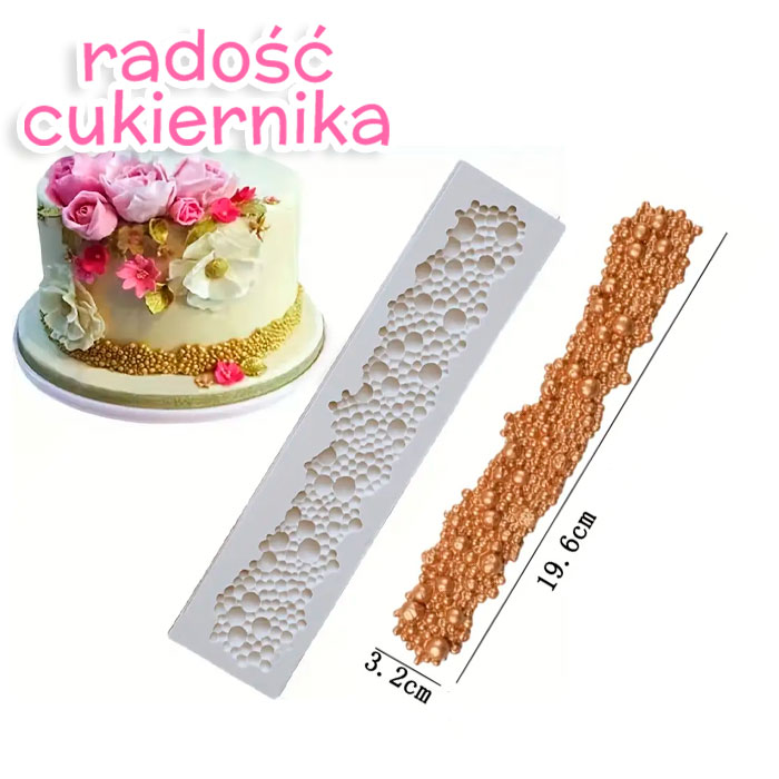 Forma silikonowa "Piana" 19,6 × 3,2 cm 