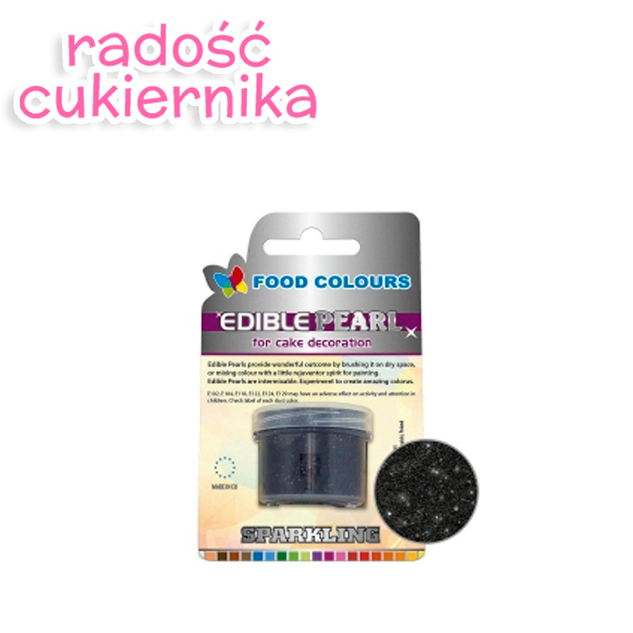 Barwnik spożywczy Pitch Black, Food Colours 10 ml
