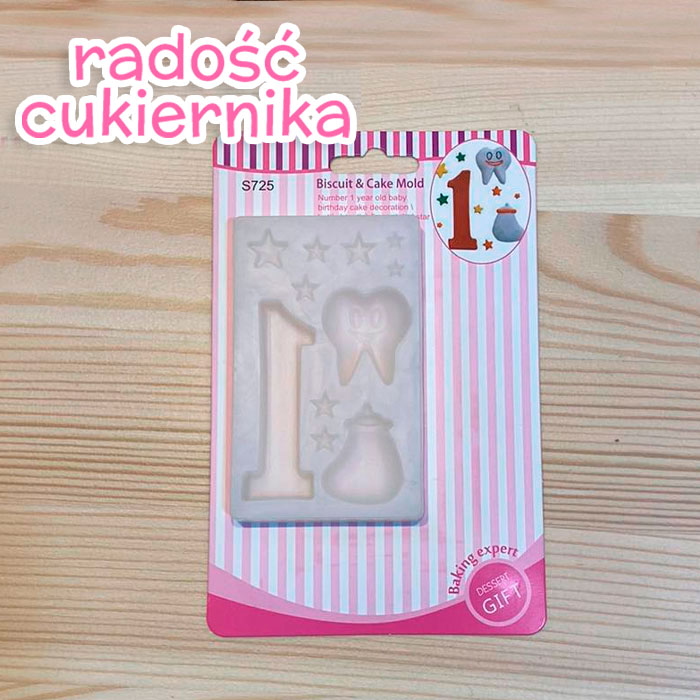 Silikonowa forma Roczek, 10×6 cm 