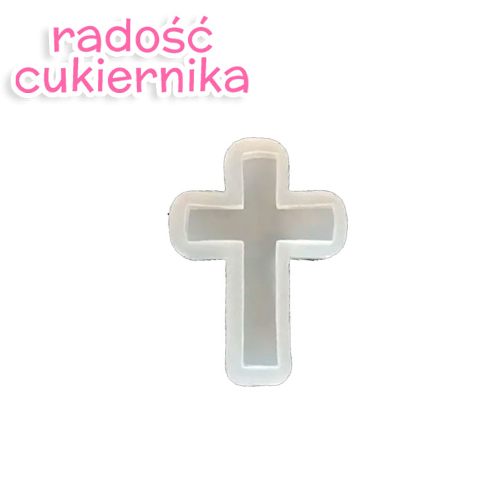 Forma silikonowa "Krzyżyk 3" 6 cm 