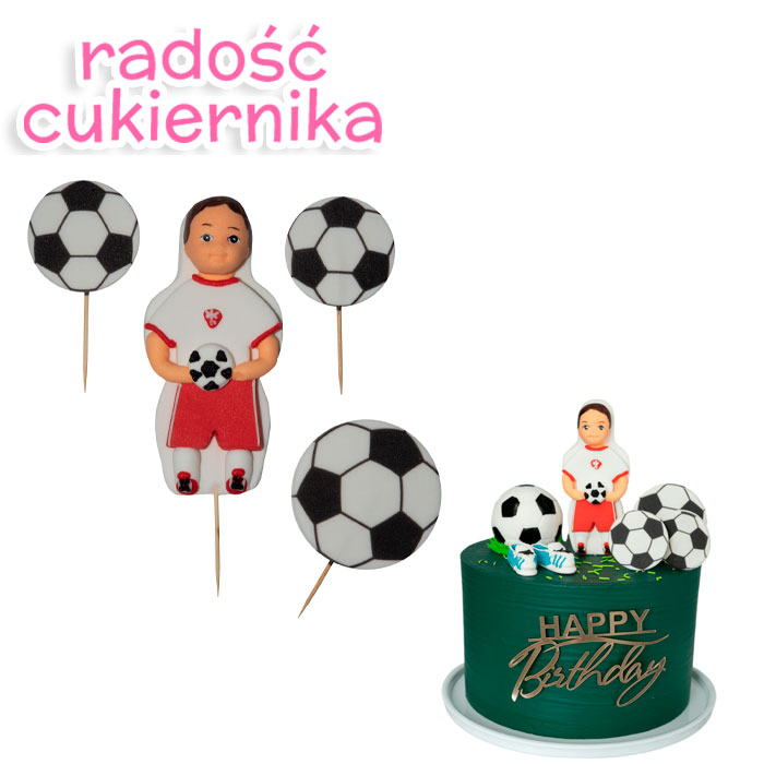Zestaw cukrowy Piłkarz 2D 