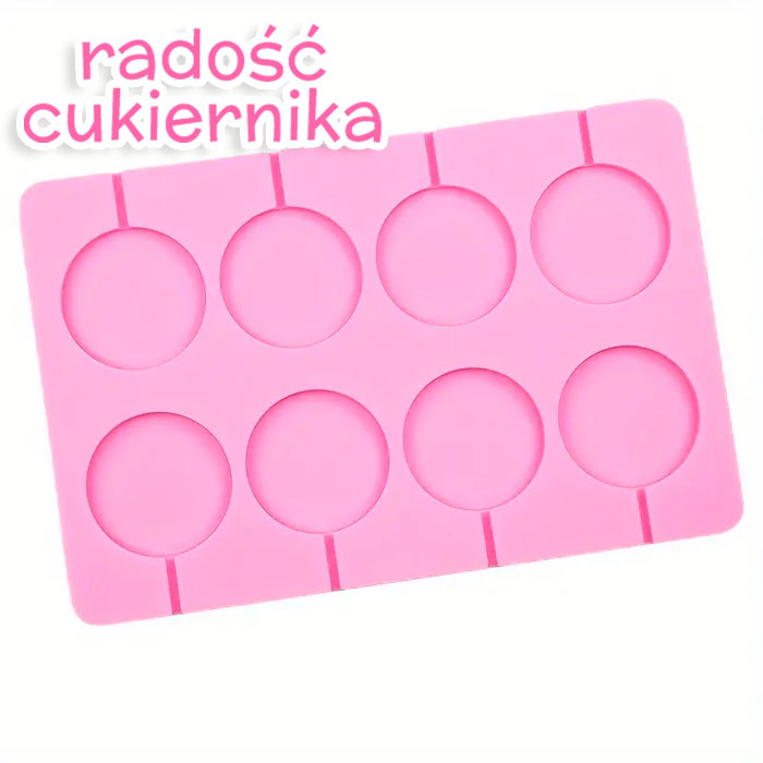 картинка Forma do lizaków „Koło” średnica 5 cm, 8 komórek от магазина ЯРада