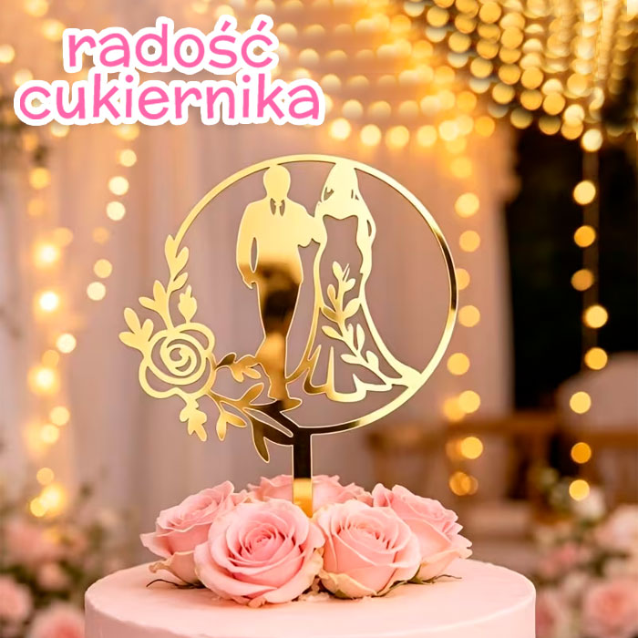 Topper „Mr & Mrs” 15 cm 