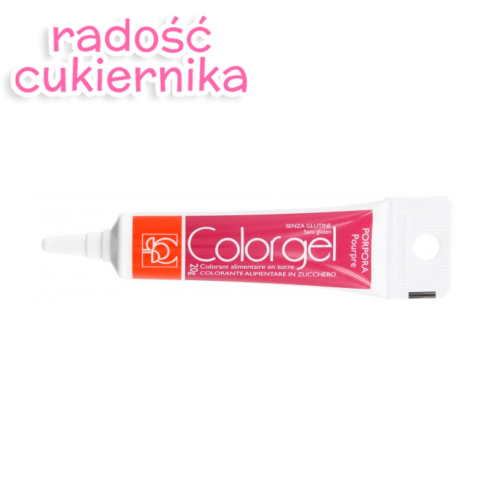 Barwnik spożywczy w żelu purpurowy tubka, 20 g 