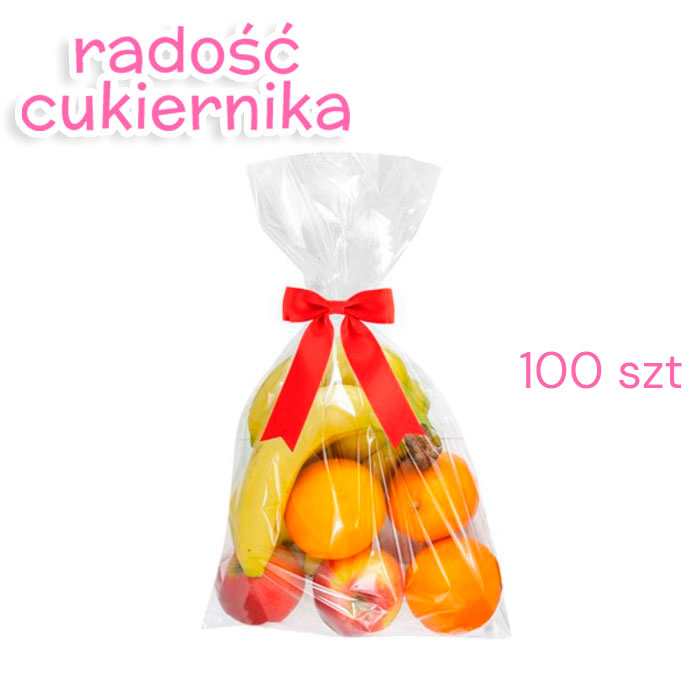 Woreczek foliowy bez nadruku 30 x 40 cm, 100 szt 
