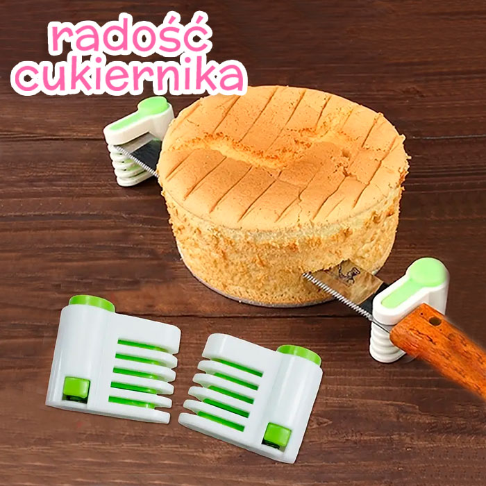 Uchwyty noża do krojenia ciasta, 9×5×2 cm, 2 sz 