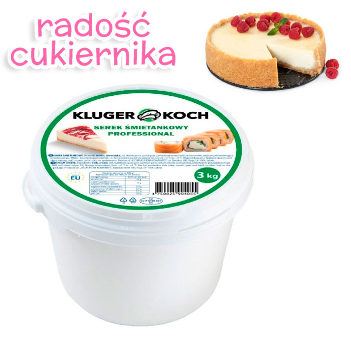 Serek śmietankowy Cream cheese Kluger Koch 3 kg 