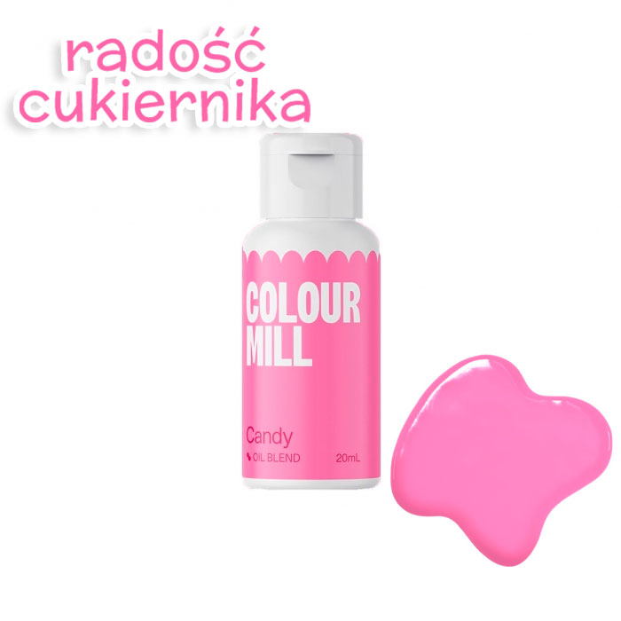 картинка Barwnik spożywczy olejowy Colour Mill różowy Candy, 20 ml  