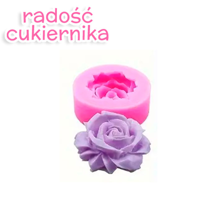 Forma silikonowa "Różyczka", 3,5 cm 