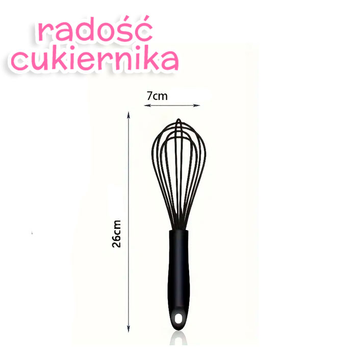 Trzepaczka kuchenna do ubijania, 26 cm 