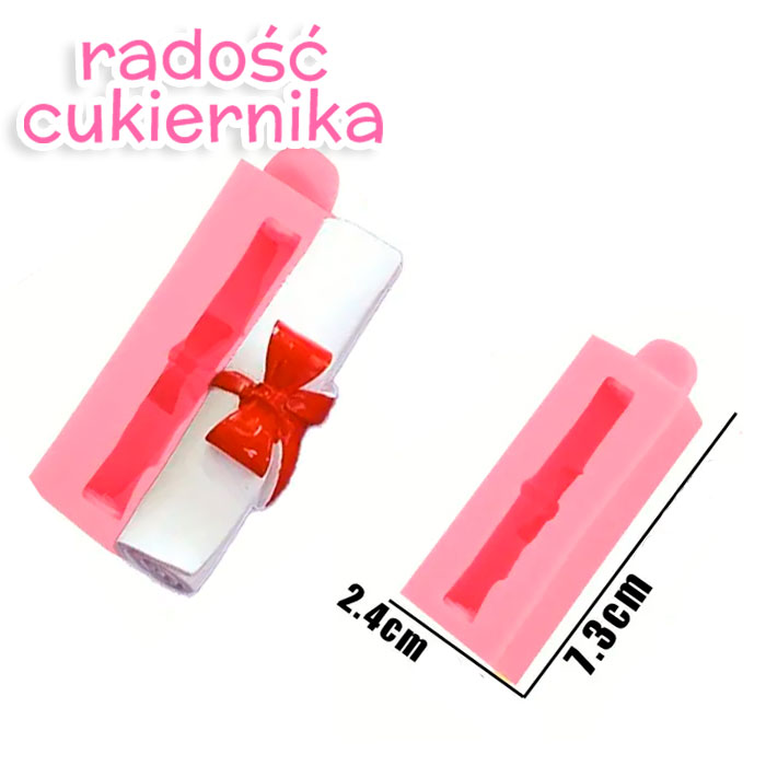 Forma silikonowa Zwój 7,3 × 2,4 cm 