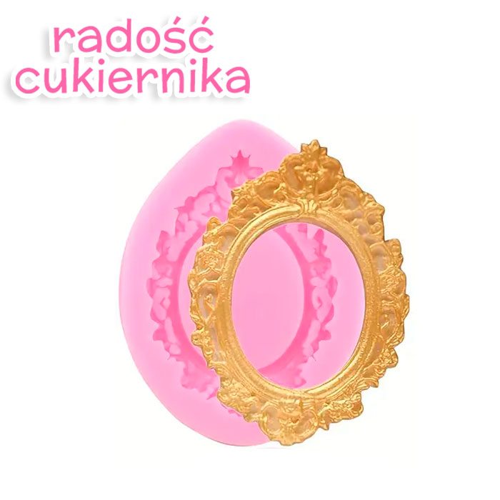 Forma silikonowa "Lustro", 7 x 5 cm 