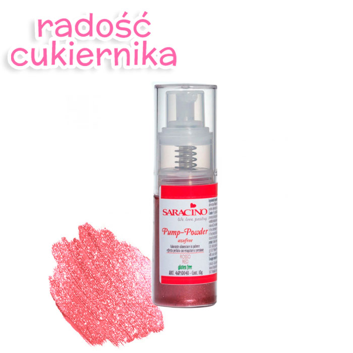 Barwnik w sprayu czerwony Saracino 10 g