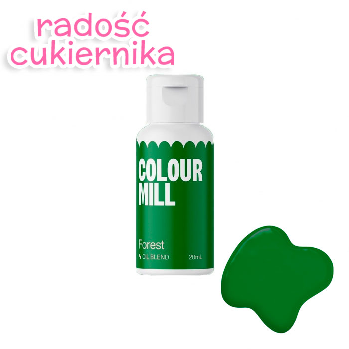 картинка Barwnik spożywczy olejowy Colour Mill zielony Forest, 20 ml  