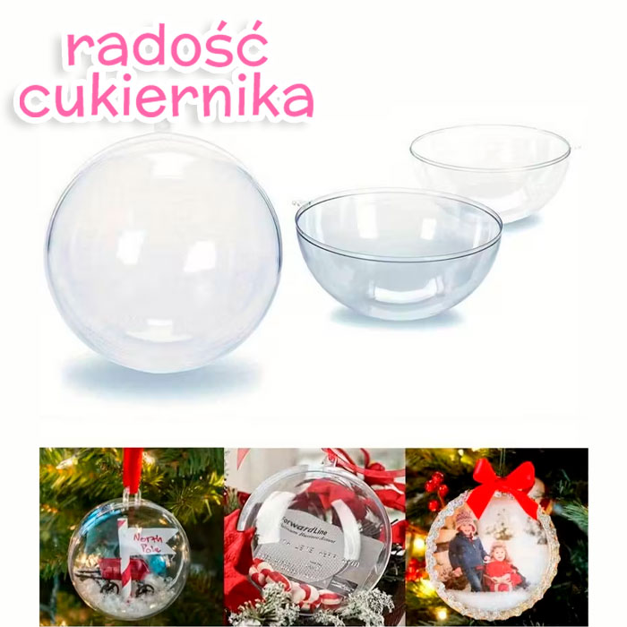 Opakowanie plastikowe Kula Ø 8 cm 