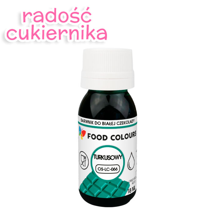 картинка Barwnik do czekolady 18 ml "Food Colours",turkusowy  