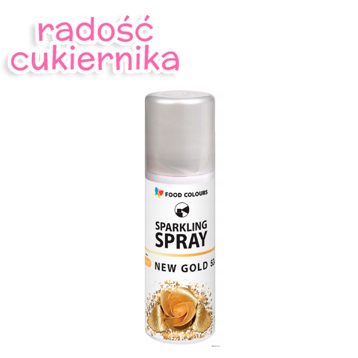 Barwnik w sprayu New Gold Food Colours, 50 ml