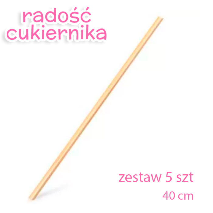 Patyczki bambusowe, 40cm, 5 szt 