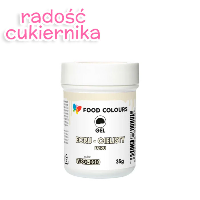Barwnik w żelu Food Colours Power Gel 35 g, cielisty 