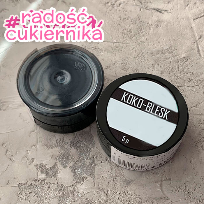 Gęsty pigment NEON Węglowy czarny matowy, Koko-Blesk, 5 g 