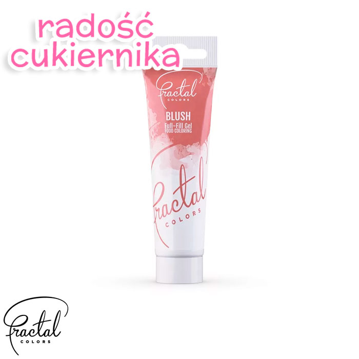 Barwnik spożywczy w żelu Fractal Pudrowy Różowy 30 g 