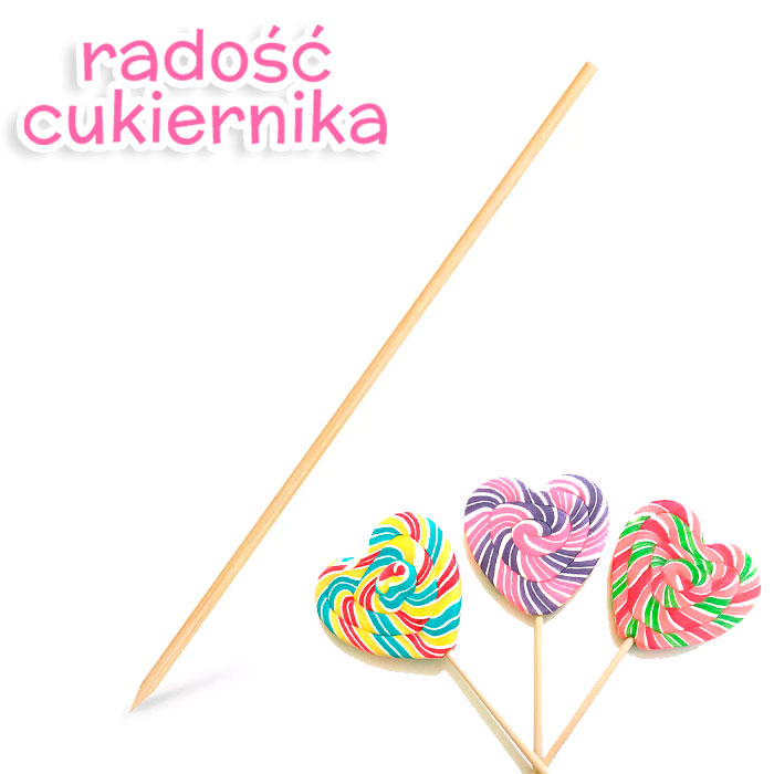 Bambusowe patyczki 25 cm, 100szt. 