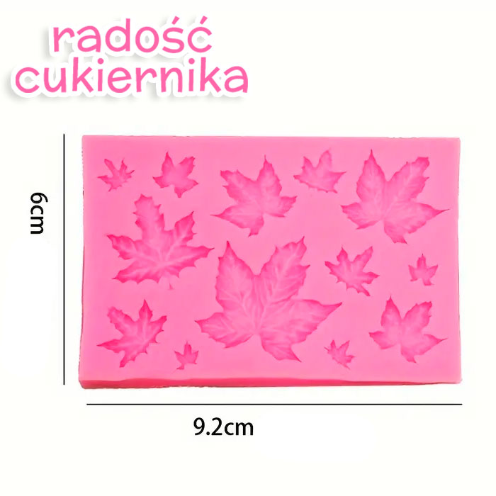 Forma silikonowa "Jesienne liście", 6х9 cm 