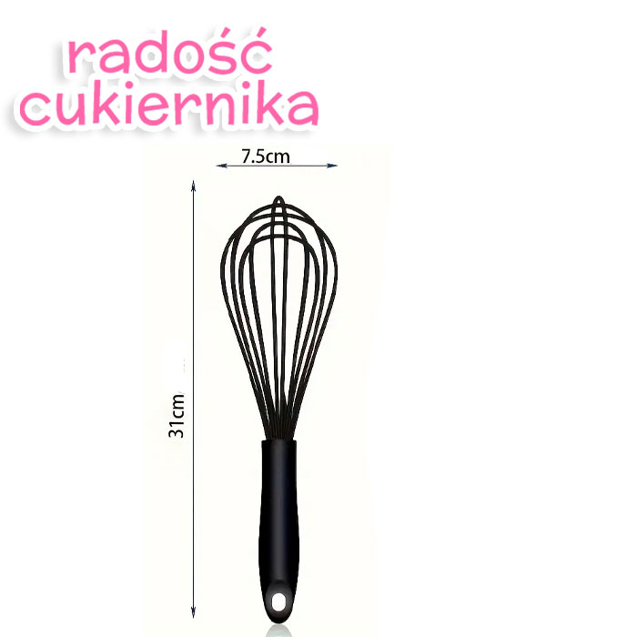 Trzepaczka kuchenna do ubijania, 31 cm 