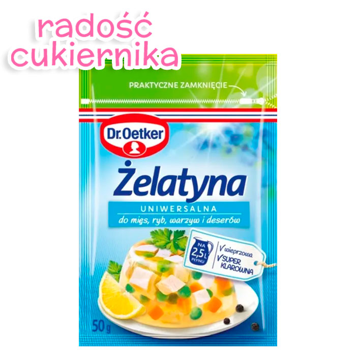 Żelatyna spozywcza "Dr.Oetker", 50 g 