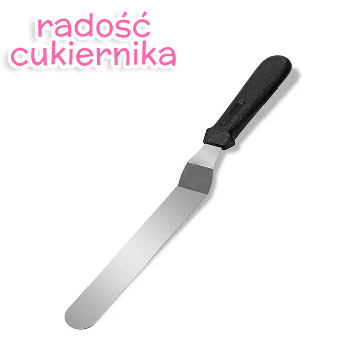 Szpatułka kątowa z plastikowym uchwytem, 27 cm 