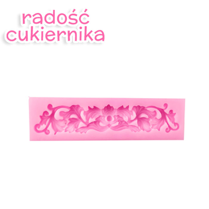 Forma silikonowa "Wzor", 12 х 2 cm 