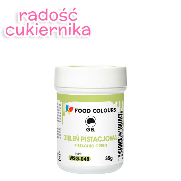 Barwnik w żelu Food Colours Power Gel 35 g, zieleń pistacjowa 