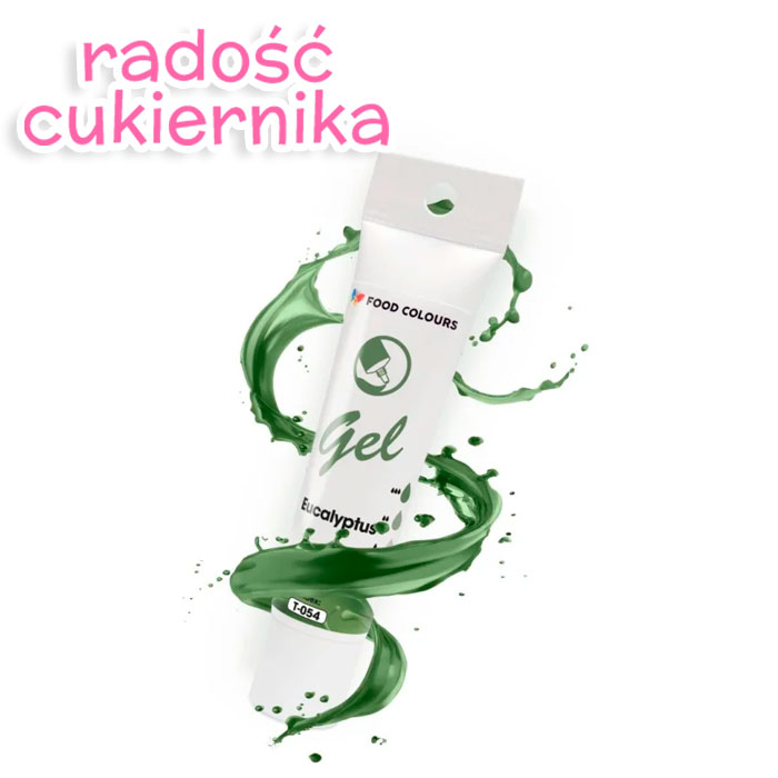 Barwnik spożywczy gel w tubce Food Colours eukaliptusowy, 30 g 