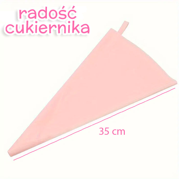 Rękaw cukierniczy silikonowy 35 cm, 1szt 
