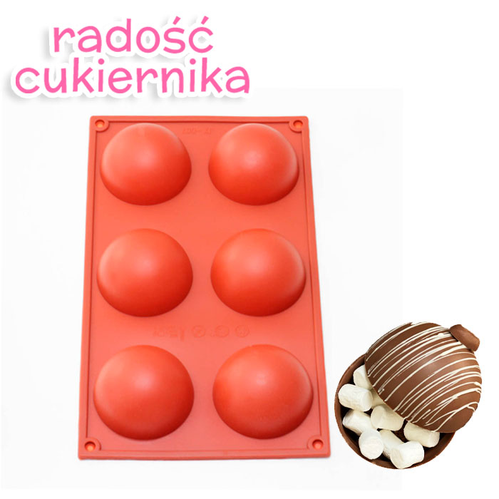 картинка Forma silikonowa "Półkole", 6,5 cm, 6 komórek от магазина ЯРада