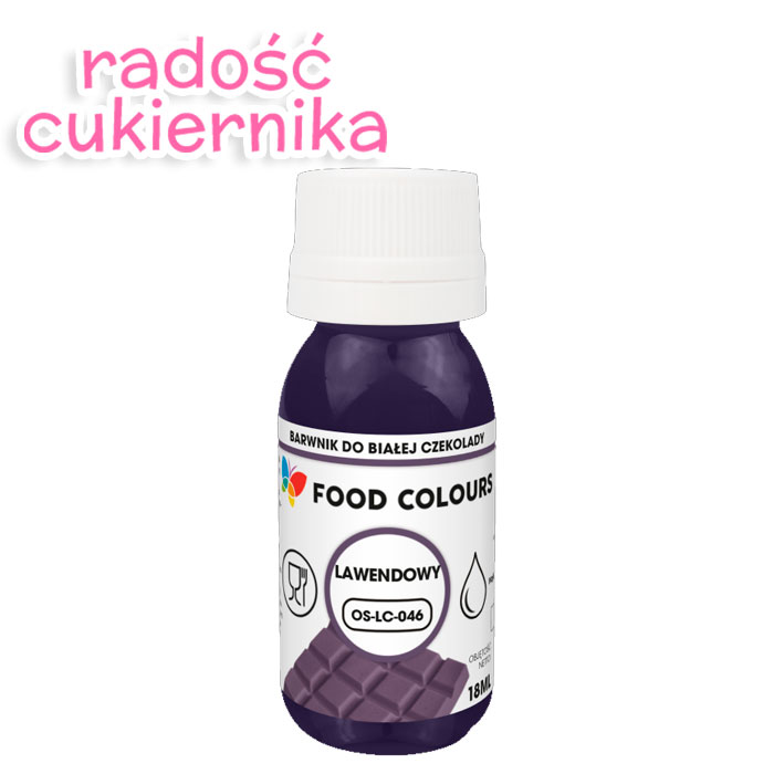 картинка Barwnik do czekolady 18 ml "Food Colours", lawendowy  