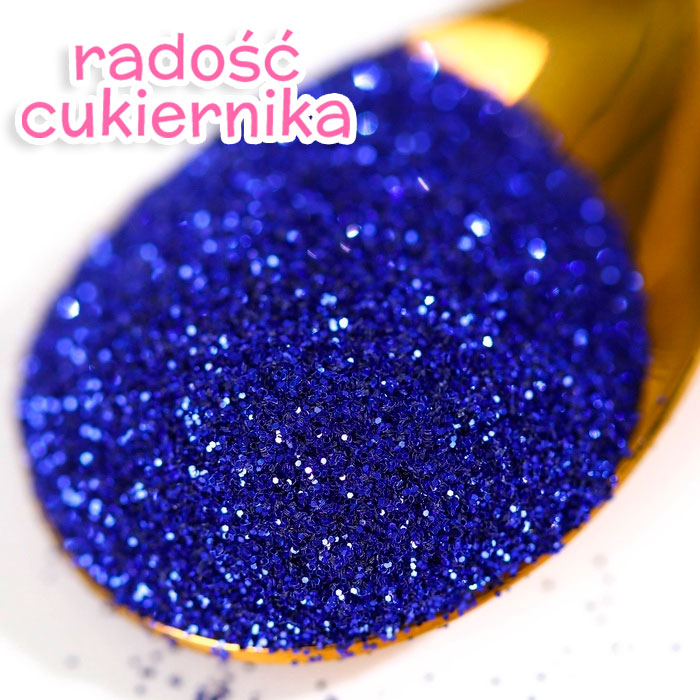 Brokat spożywczy, niebieski, duża frakcja, 5 g