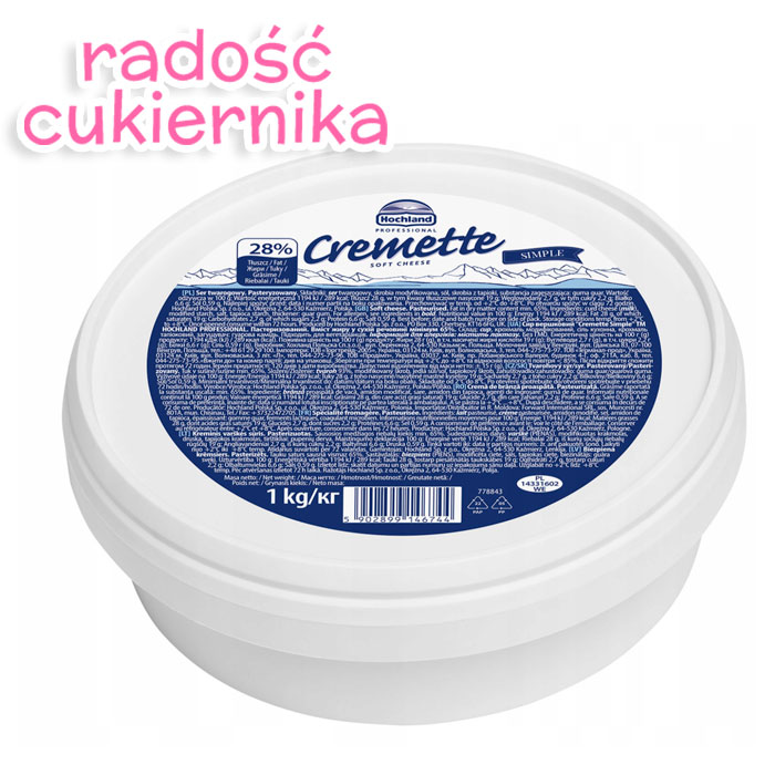 Ser twarogowy Hochland Cremette Simple 1 kg 