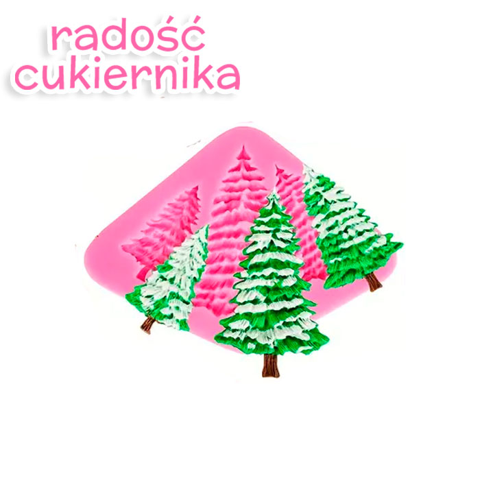 Forma silikonowa "Choinki"  