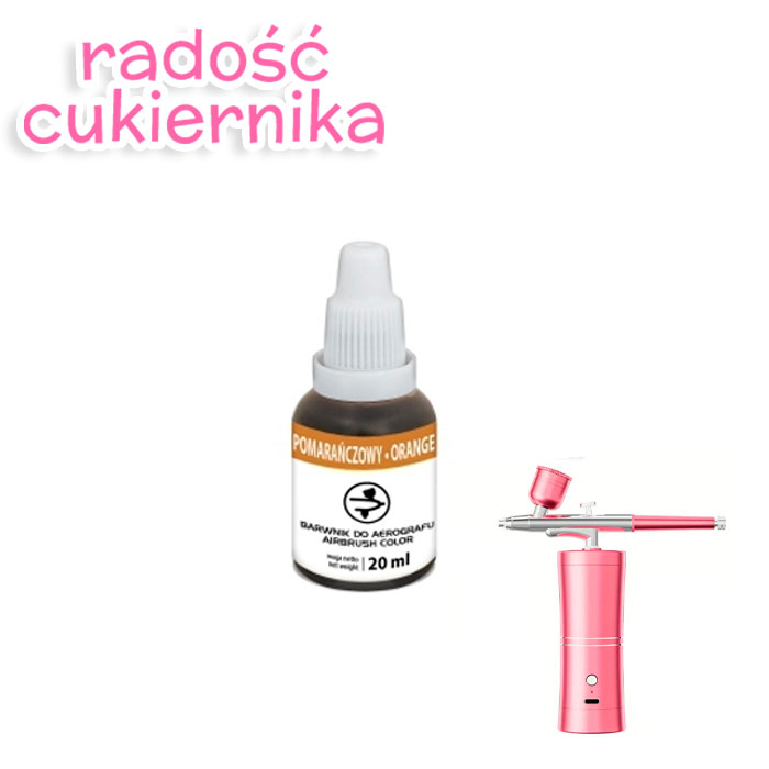 Barwnik spożywczy do aerografu "Food colours" pomaranczowy 20 g 