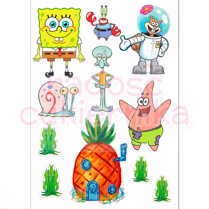 Opłatek na tort "SpongeBob №3"  