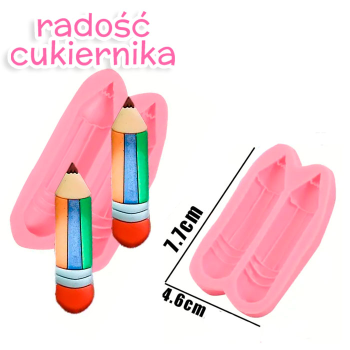 Forma silikonowa Ołówek 7,7 × 4,6 cm 