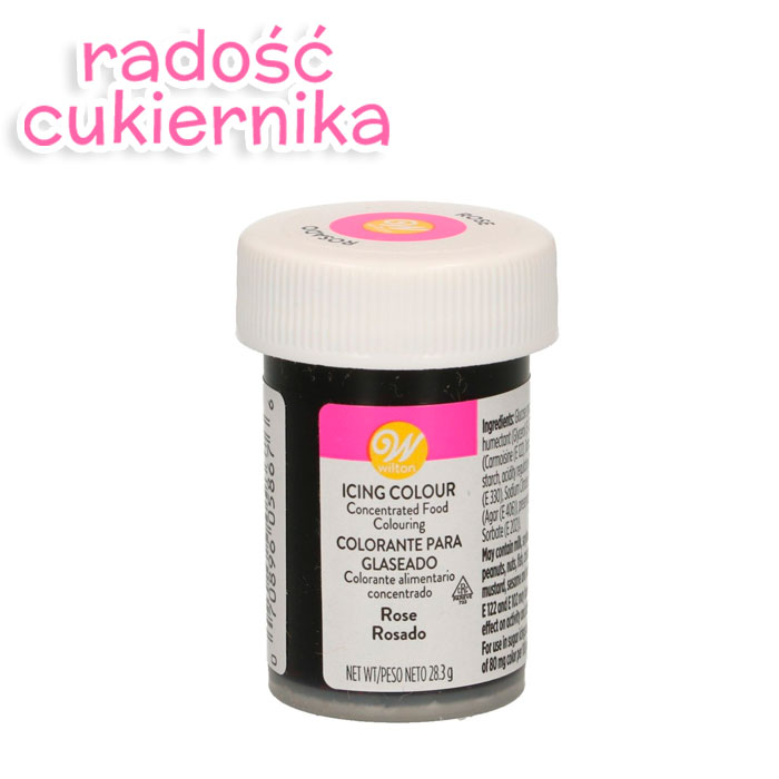 Barwnik spożywczy w żelu Wilton rose różany, 28 g 