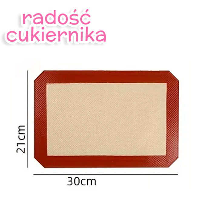 Mata silikonowa wzmocniona, 21x30 cm 