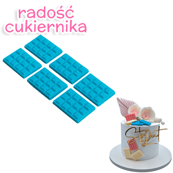 Zestaw Mini czekoladki niebieskie 6szt. 
