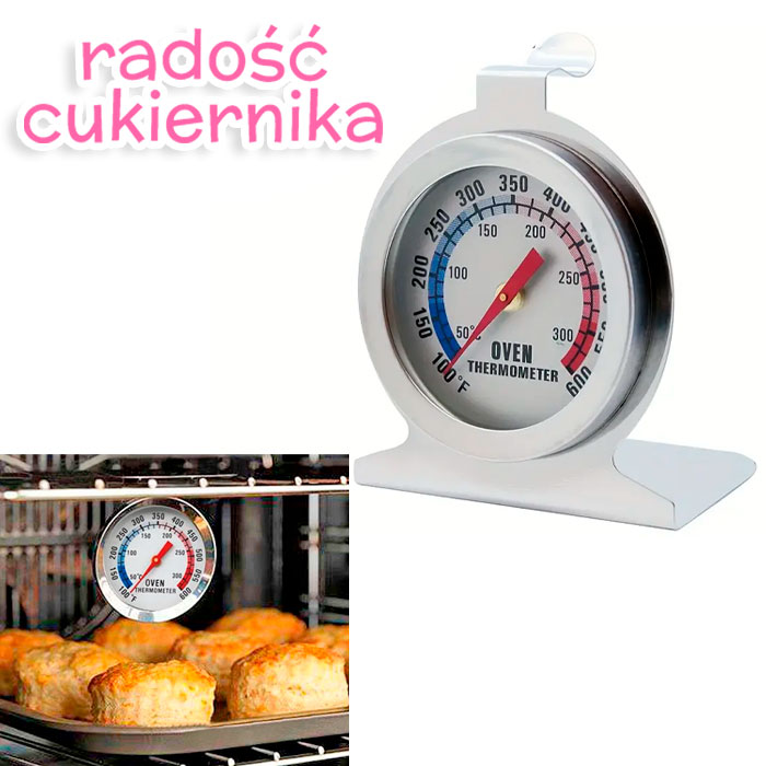 Termometr do piekarnika, 7 x 6 cm 