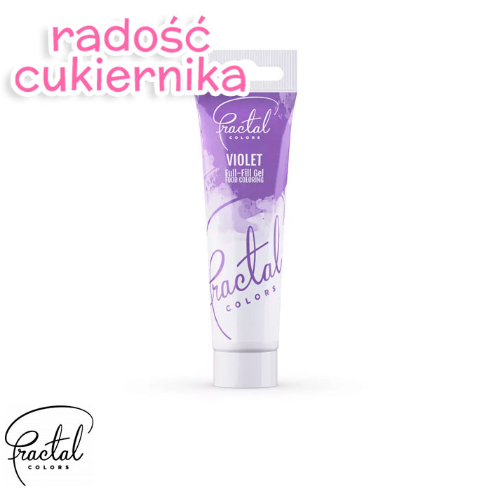 Barwnik spożywczy w żelu Fractal  violet 30 g 